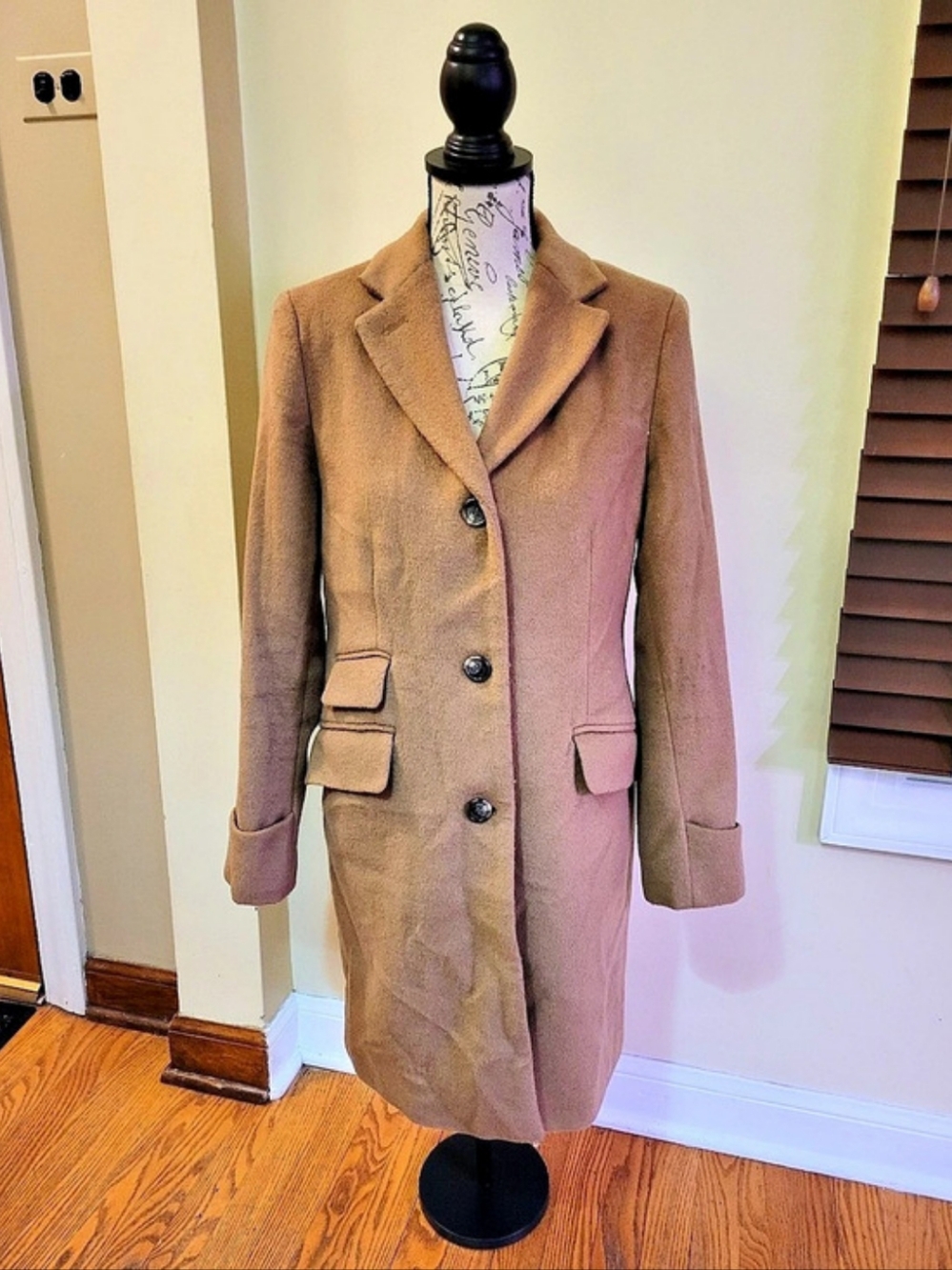Lauren Ralph Lauren Wool-Blend Single-Breasted Reefer Coat